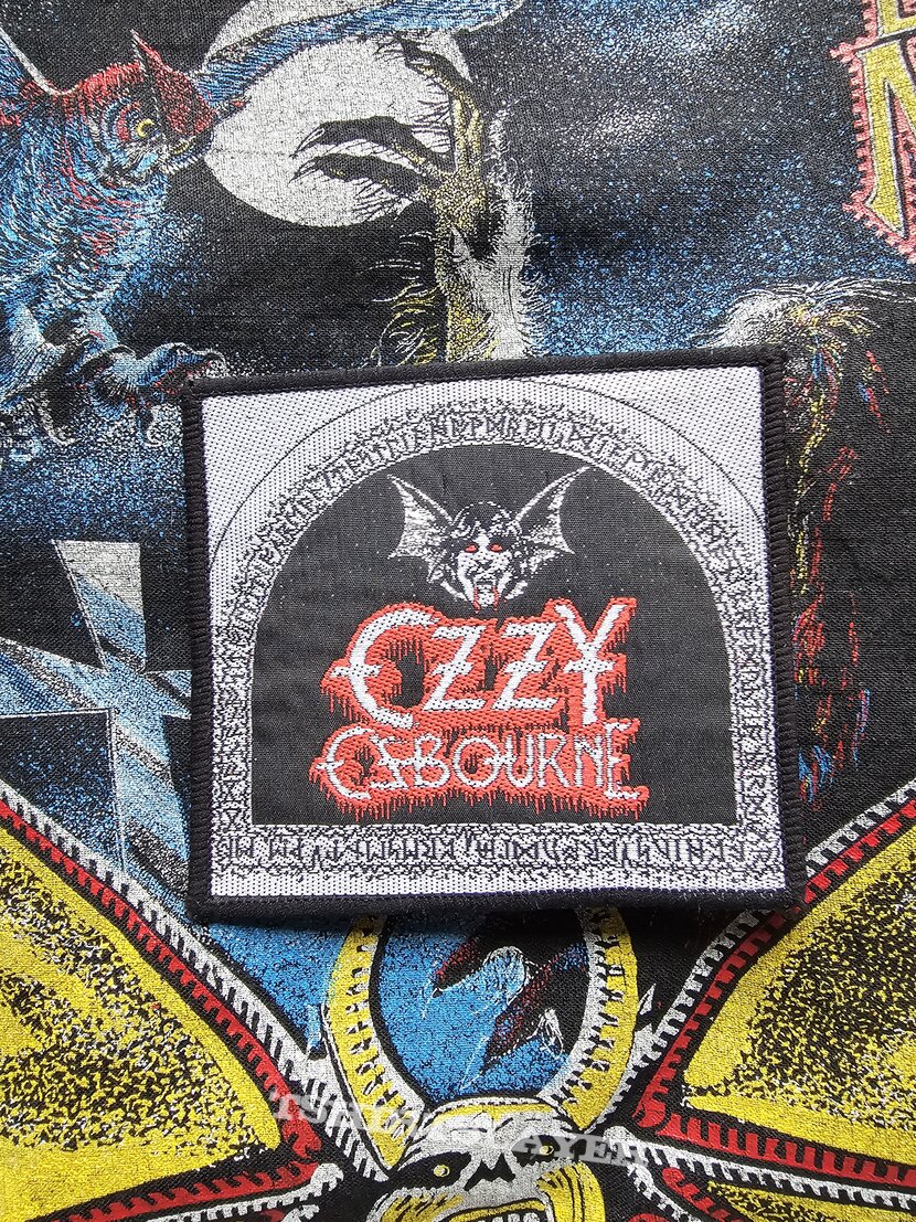 Ozzy Osbourne Bat Patch - Black Border Ozzy Osbourne Bat Patch - Black Border