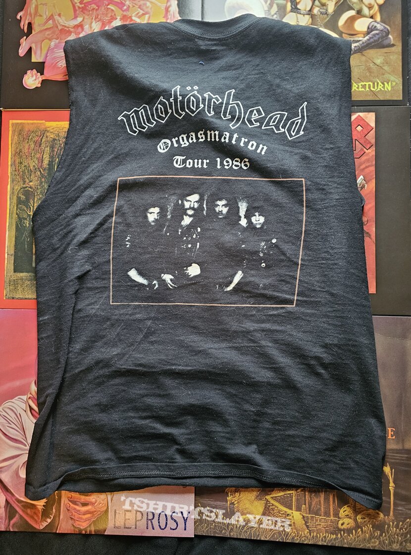 Motörhead Orgasmatron Sleeveless Shirt Motörhead Orgasmatron Sleeveless Shirt