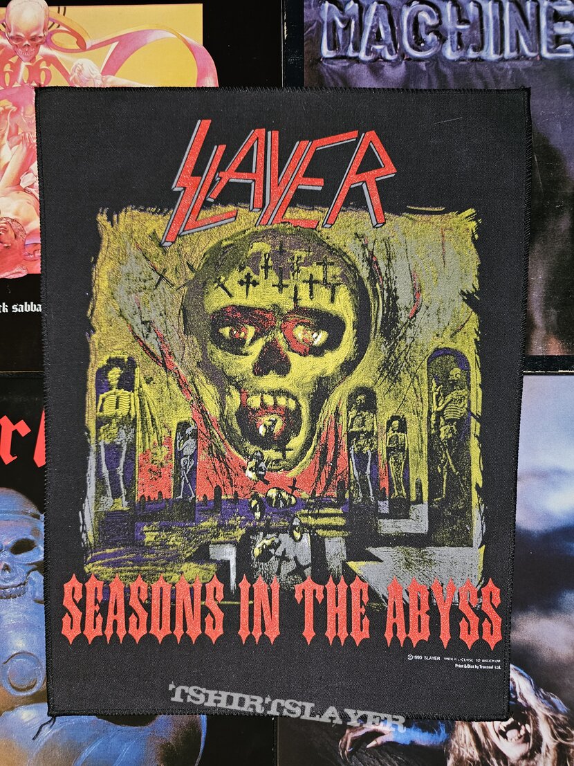 Slayer Seasons In The Abyss Back Patch Slayer Seasons In The Abyss Back Patch