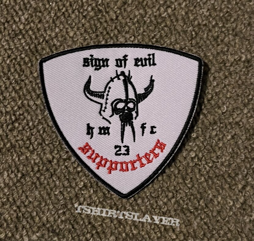 Sign Of Evil HMFC Supporter Patch Sign Of Evil HMFC Supporter Patch