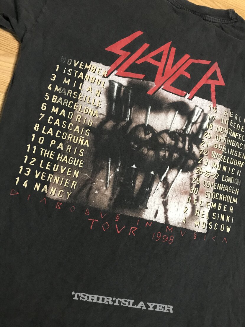 Slayer Diabolus In Musica Tour 1998