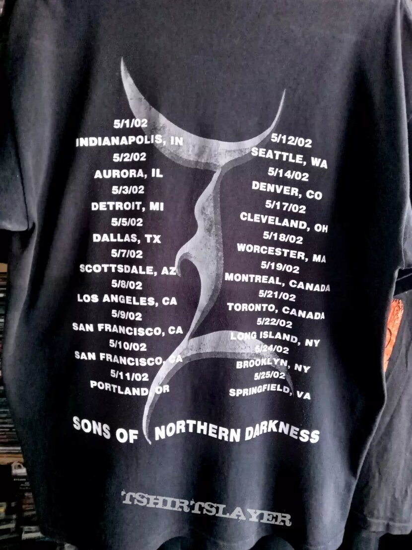 Immortal - USA Tour 2002 t shirt (L) Immortal - USA Tour 2002 t shirt (L)