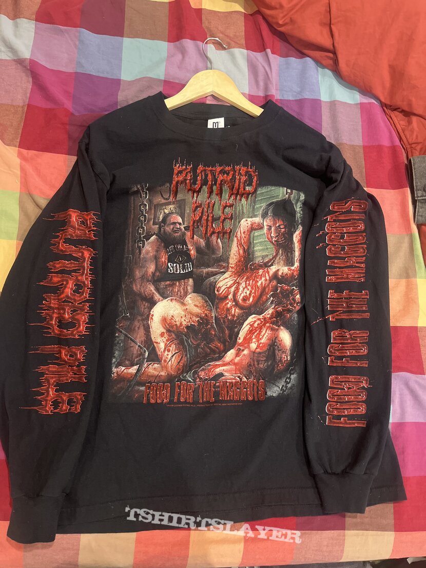 Putrid Pile Food for the Maggots Long sleeve