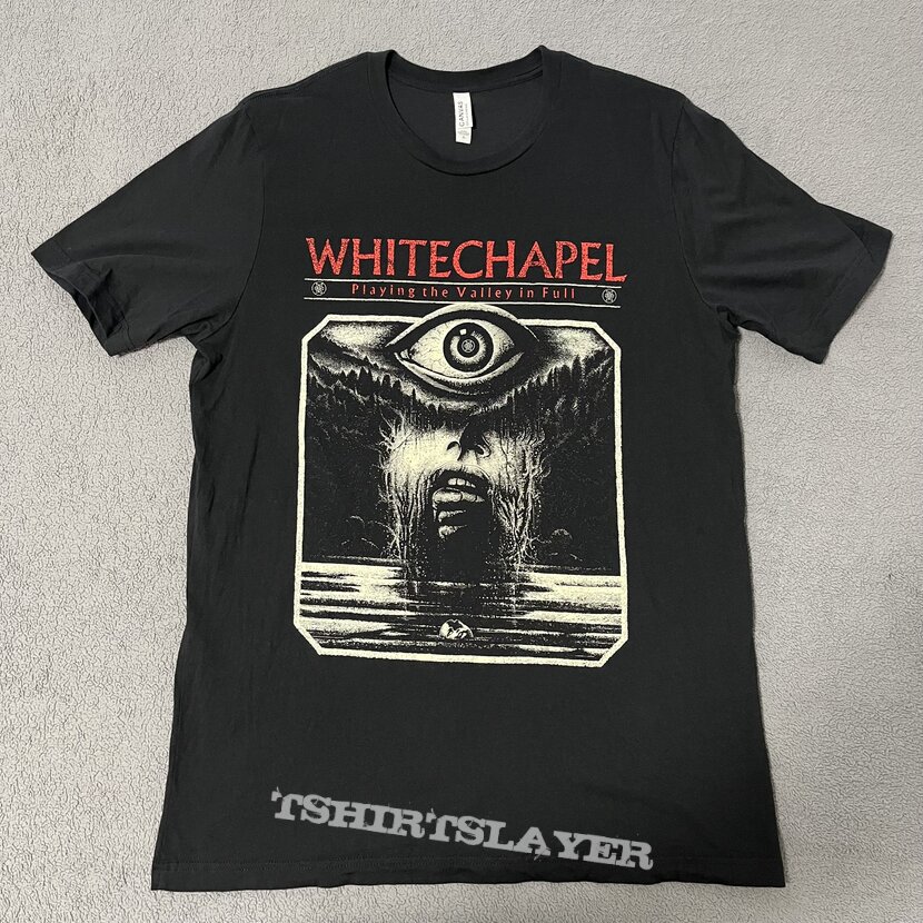 Whitechapel Playing the Valley in Full Tour Shirt 2023