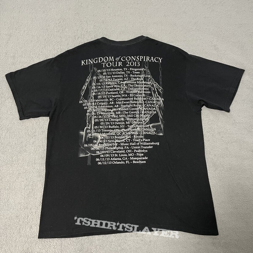 Immolation Kingdom of Conspiracy Tour Shirt 2013