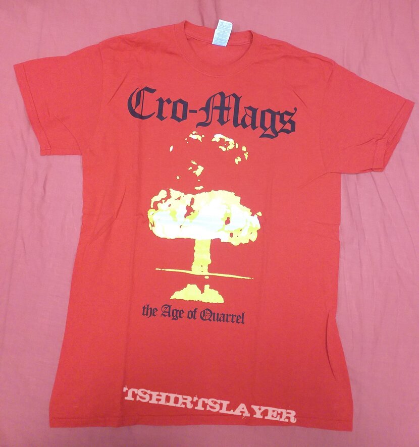 Cro-mags The age of quarrel red T-shirt
