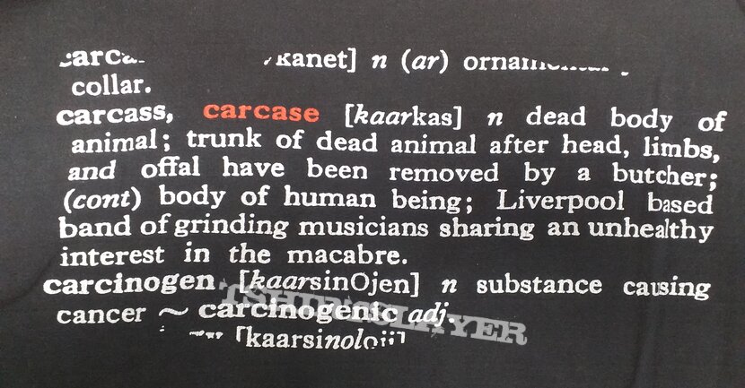 Carcass Cavity/definition Longsleeve
