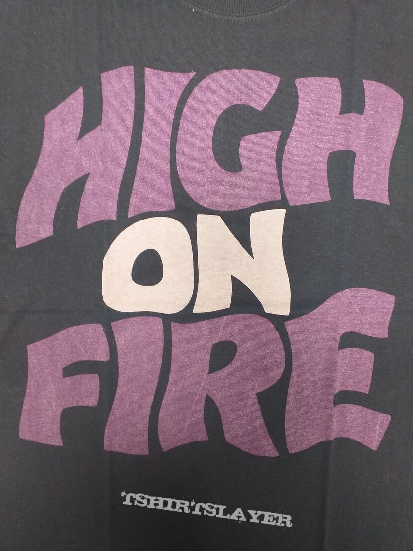 HIGH ON FIRE Master of reality logo