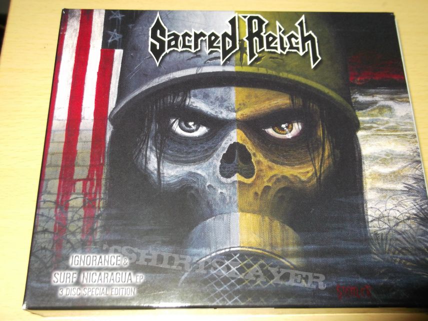 Sacred Reich - Ignorance &amp; Surf Nicarágua E.P. 3 disc special edition Box