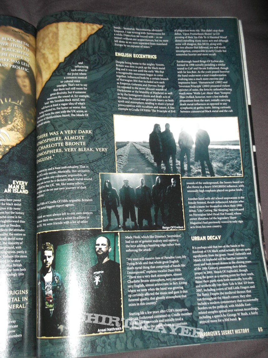 Burzum Terrorizer - Terrorizer&#039;s Secret History of Black Metal  Special Issue - September 2009