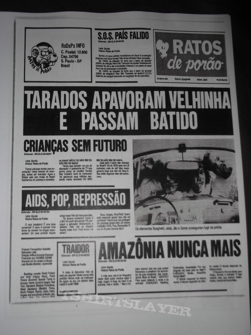 Ratos de Porão - Brasil / Anarkophobia CD