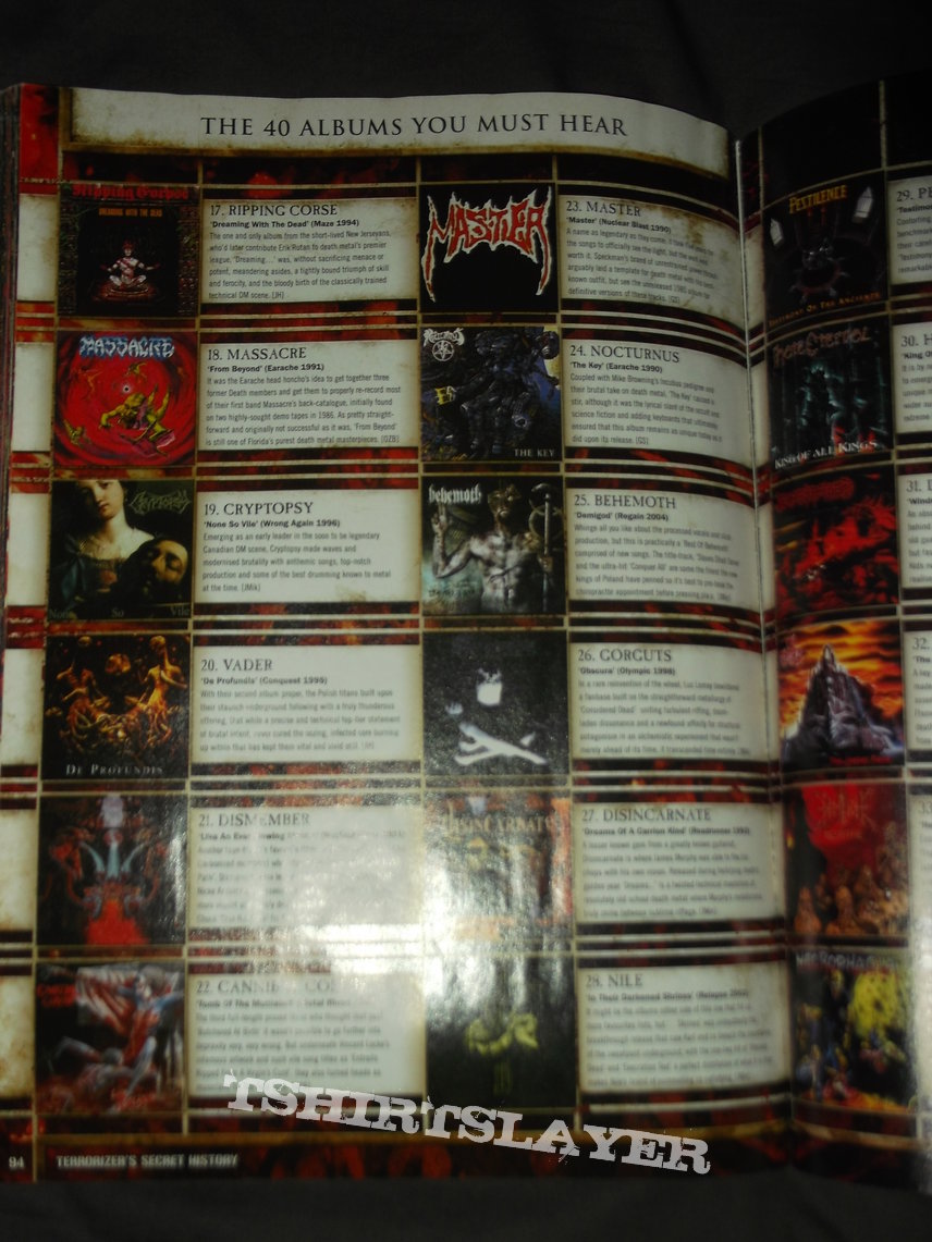 Morbid Angel Terrorizer - The secret History of Death Metal, Special issue March 2010