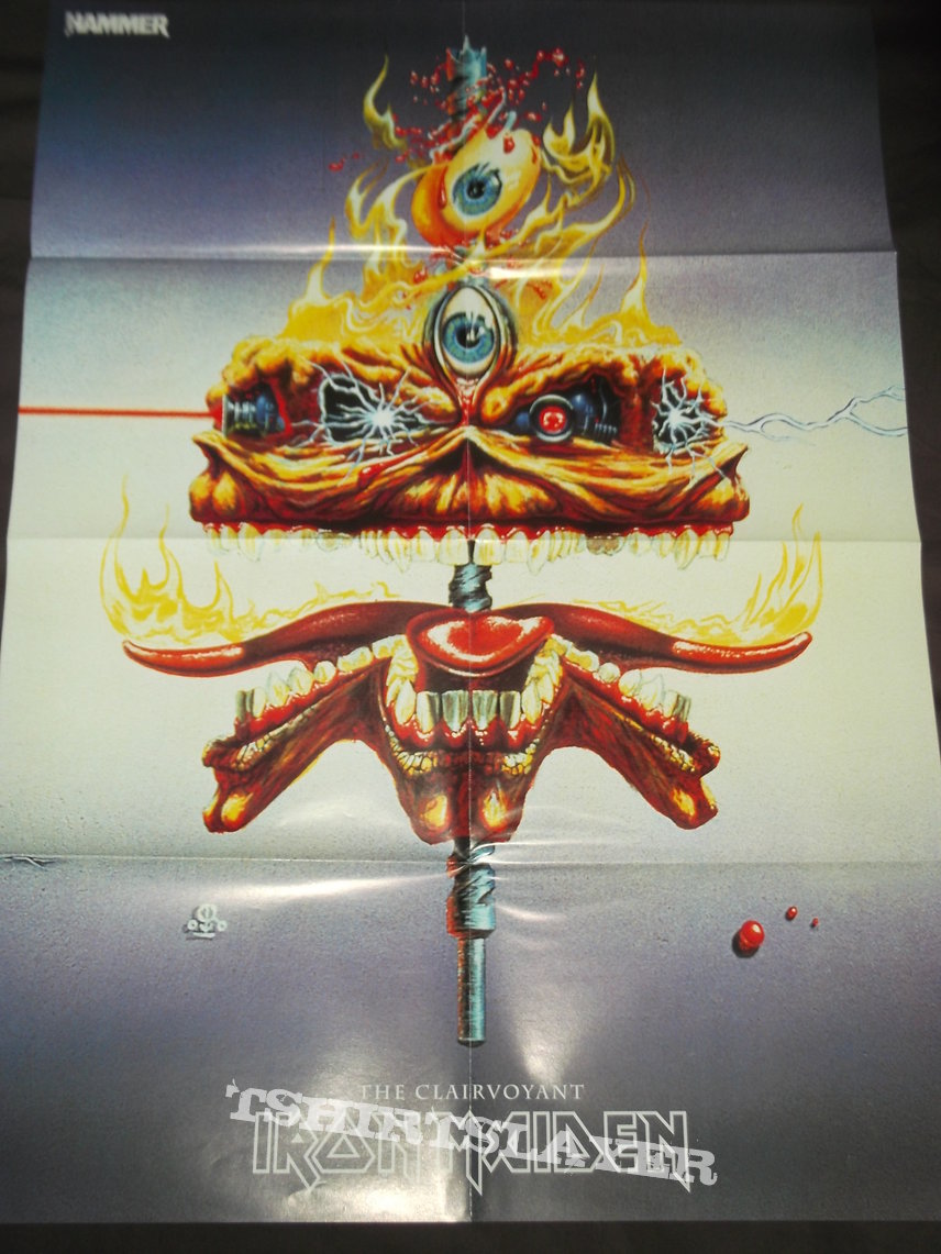 Iron Maiden - The Clairvoyant Poster from Metal Hammer