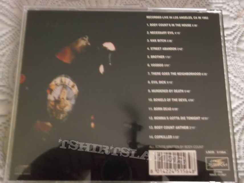 Body Count - Los Angeles 1993 Bootleg CD