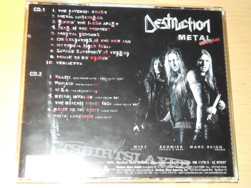 Destruction - Metal Discharge 2 CD Edition