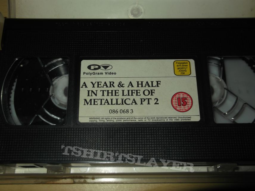 Metallica - A Year and a Half in the life of... Part: 2 VHS Tape