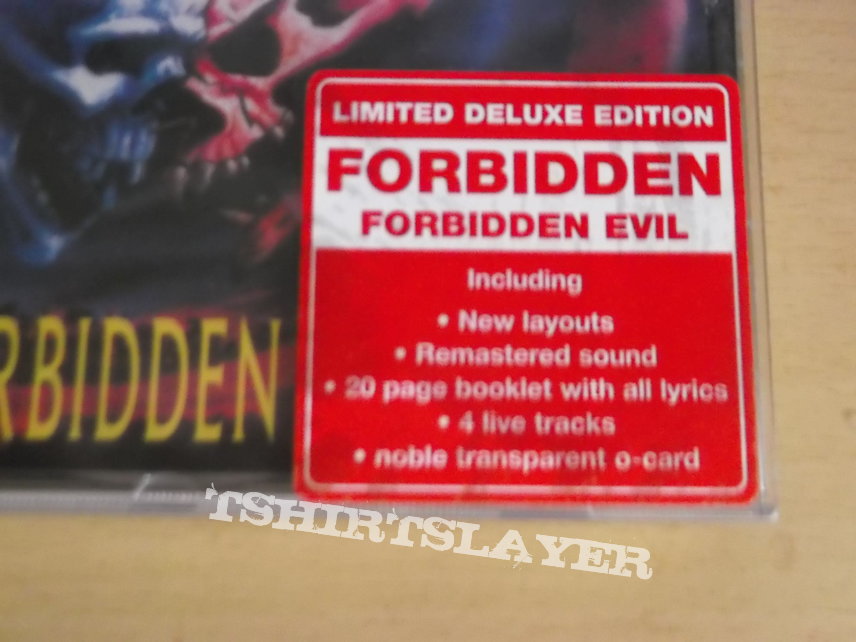 Forbidden - Forbidden Evil Special Edition CD with 3D cover effect.