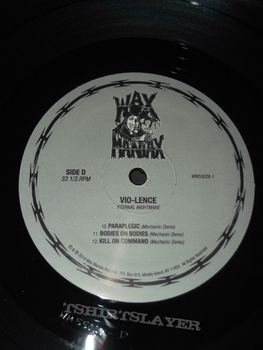 Vio-lence - Eternal Nightmare vinyl re-release 