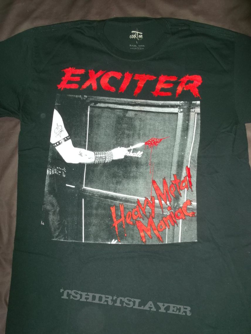 Exciter Heavy Metal Maniac t-shirt