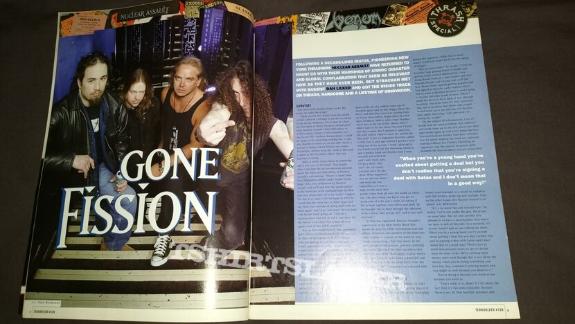 Nuclear Assault Terrorizer Magazine - Special Thrash edition Part Two Nuclear Assault Terrorizer Magazine - Special Thrash edition Part Two