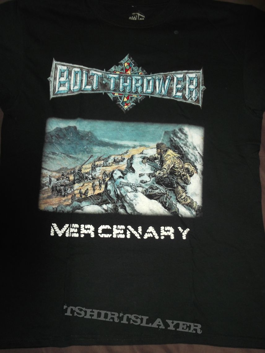 Bootleg Bolt Thrower Mercenary T-shirt | TShirtSlayer TShirt and  BattleJacket Gallery