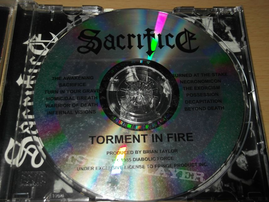Sacrifice (Can) Sacrifice - Torment in Fire CD