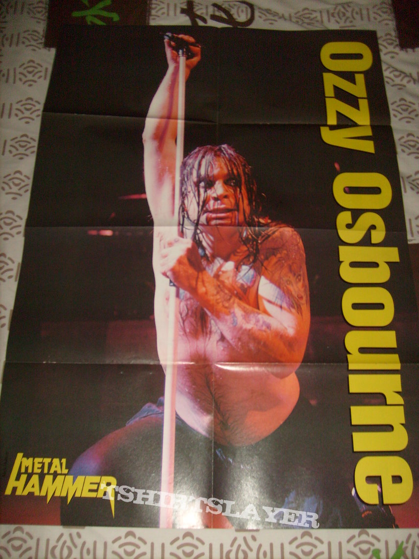 Ozzy Osbourne live photo Poster from Metal Hammer