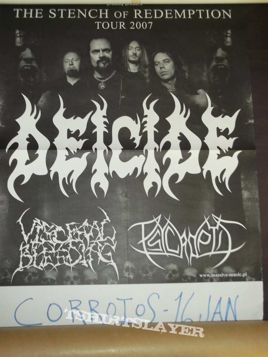 Deicide - The Stench of Redemption Tour Poster