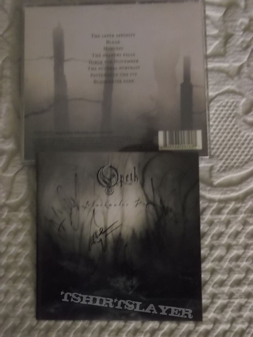 Opeth - Blackwater Park signed cd Opeth - Blackwater Park signed cd