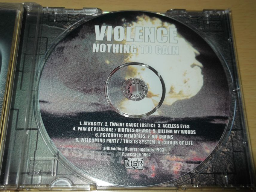 Vio-lence - Nothing to Gain Reissue CD