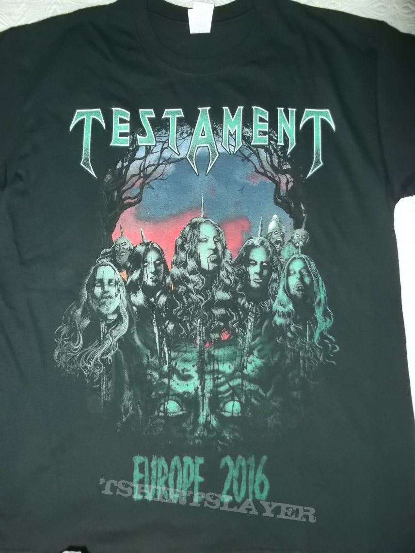 Testament t-shirt - Europe 2016 