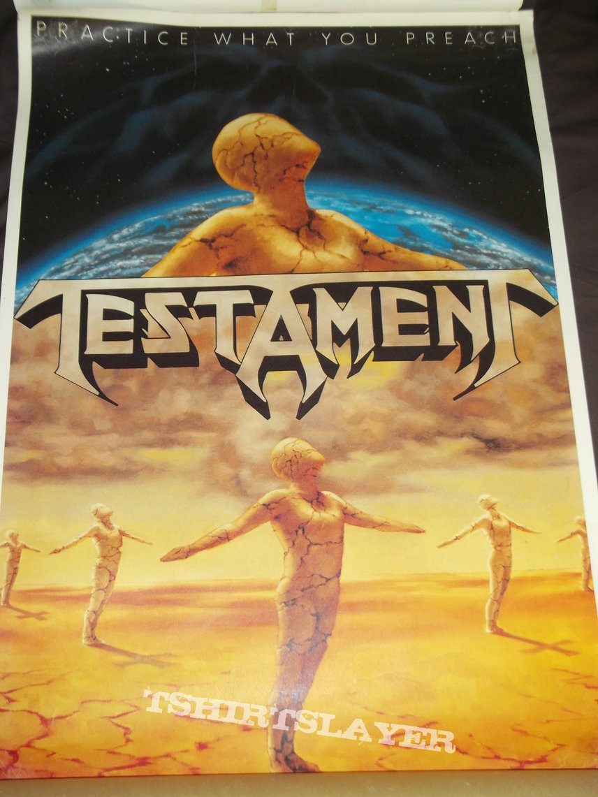 Testament - Practice what you Preach / The New Order Poster