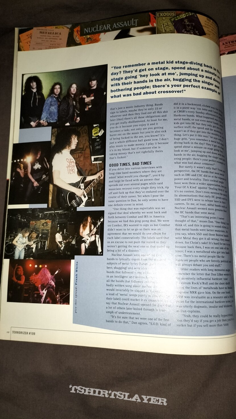 Nuclear Assault Terrorizer Magazine - Special Thrash edition Part Two Nuclear Assault Terrorizer Magazine - Special Thrash edition Part Two