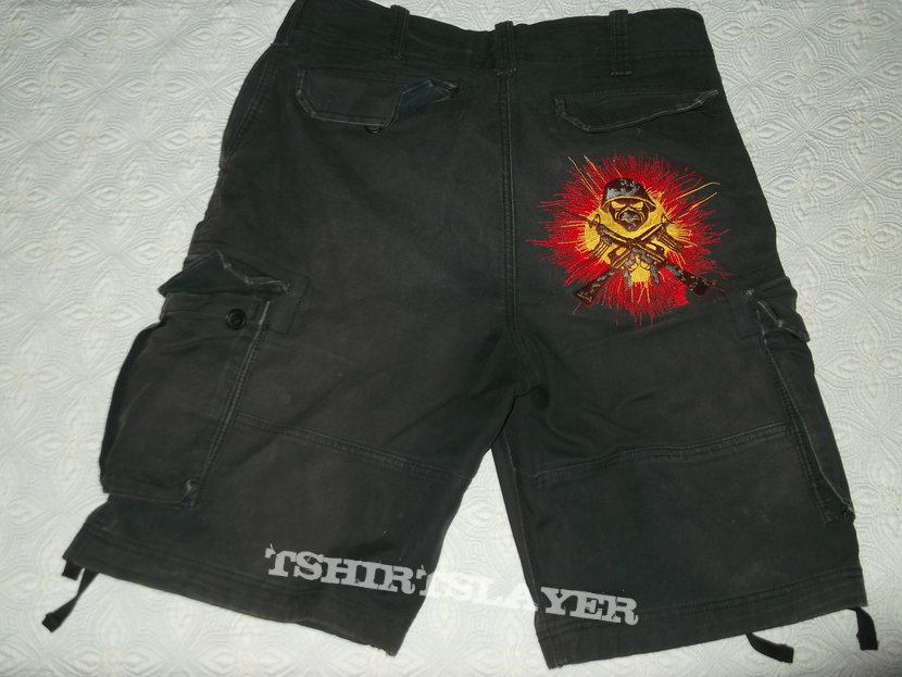 Official Iron Maiden &quot;camo style&quot; shorts 