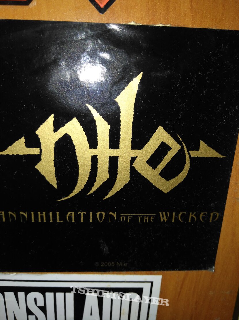 Nile - Annihilation of the Wicked Sticker 