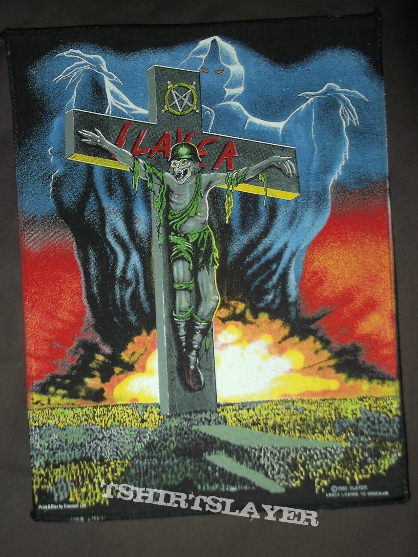 Slayer - Crucified Skeleton Soldier Backpatch