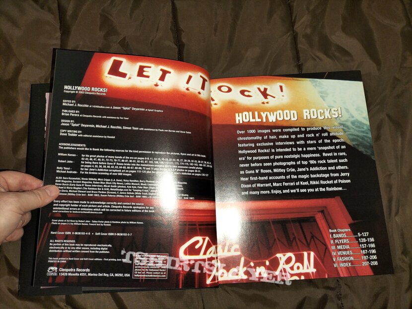 L. A. Guns Hollywood Rocks Book