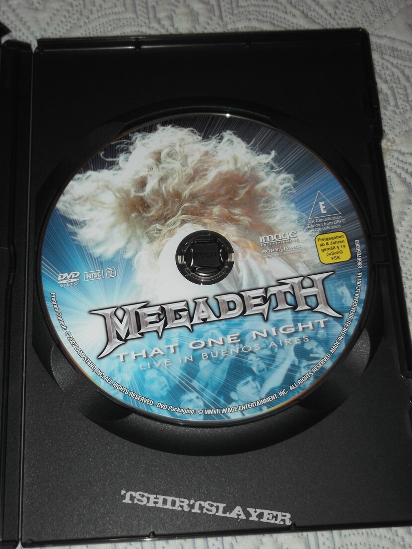 Megadeth - That One Night: Live in Buenos Aires DVD