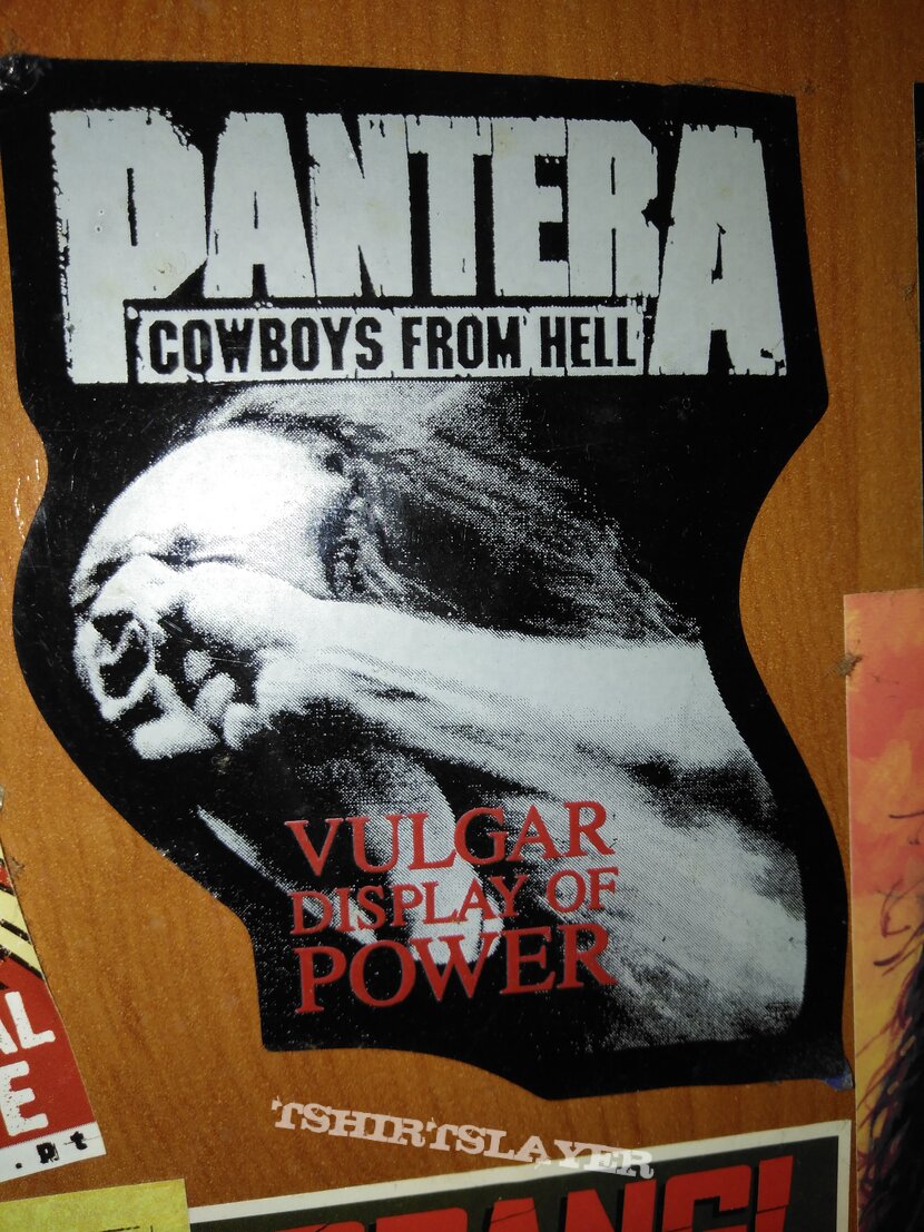 Pantera - Vulgar Display of Power Sticker