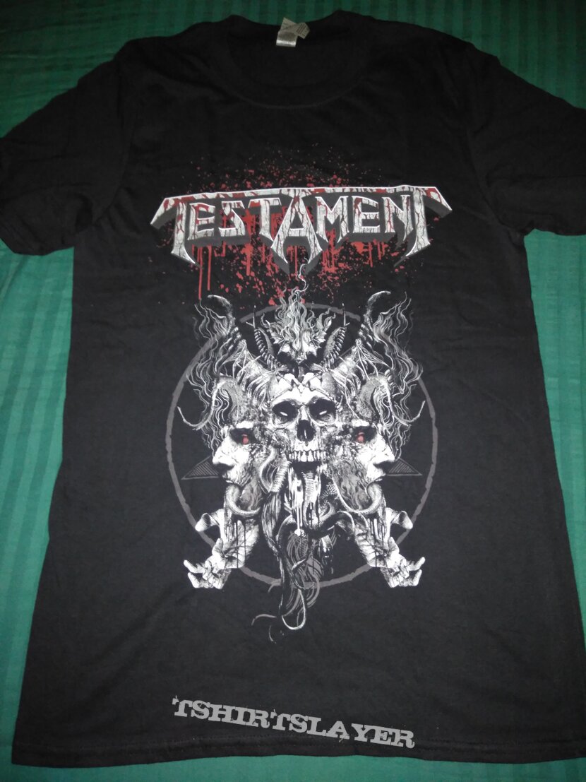 Testament - Skull Blood Logo / European Tour 2022 | TShirtSlayer TShirt and  BattleJacket Gallery