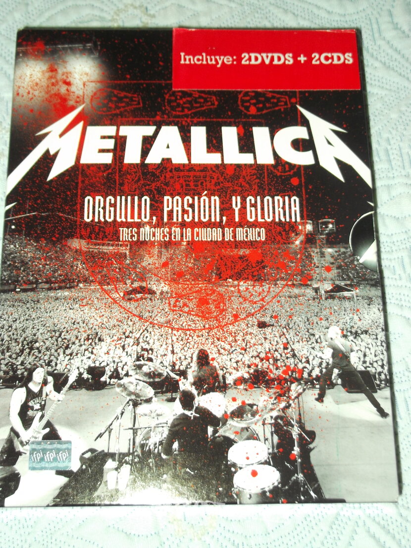 Metallica - DVD Orgullo, Pasión y Gloria - Ciudad de México 2009