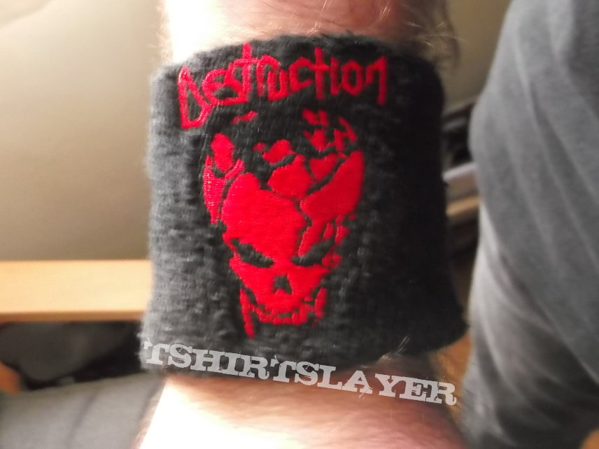 Destruction - Skull logo Wristband