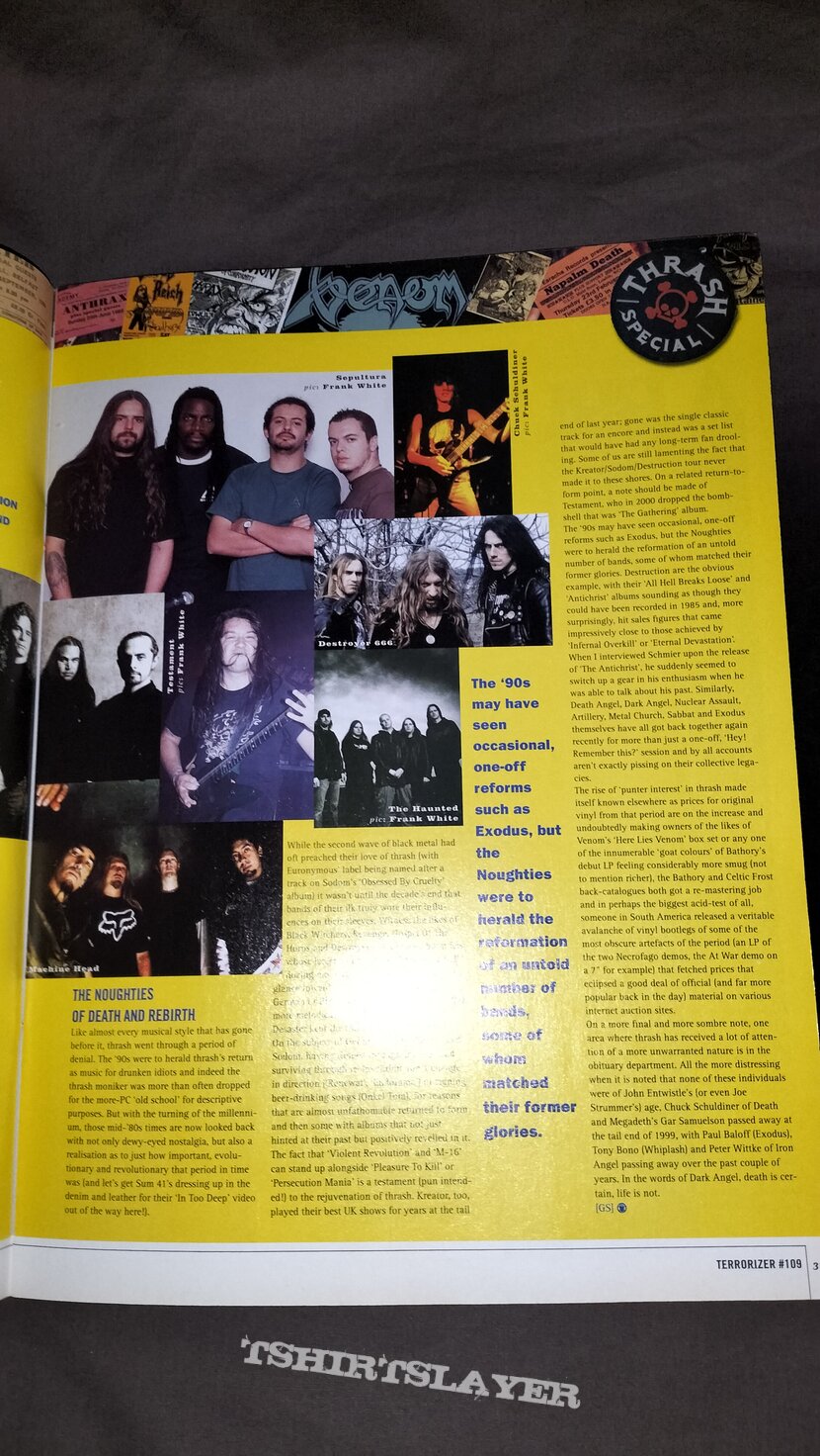 Nuclear Assault Terrorizer Magazine - Special Thrash edition Part Two ...