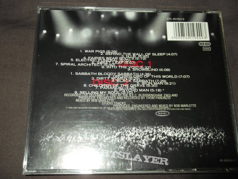 Black Sabbath - Reunion CD
