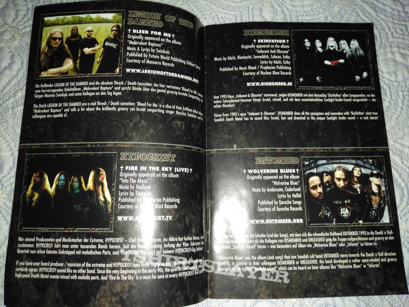 Vader Monsters of Death compilation DVD Vader Monsters of Death compilation DVD