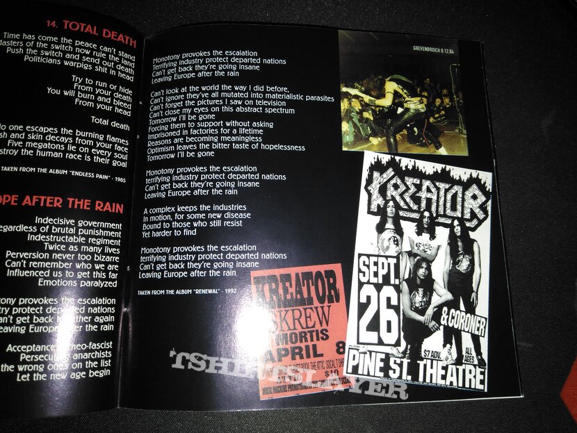 Kreator - Past Life Trauma CD Compilation