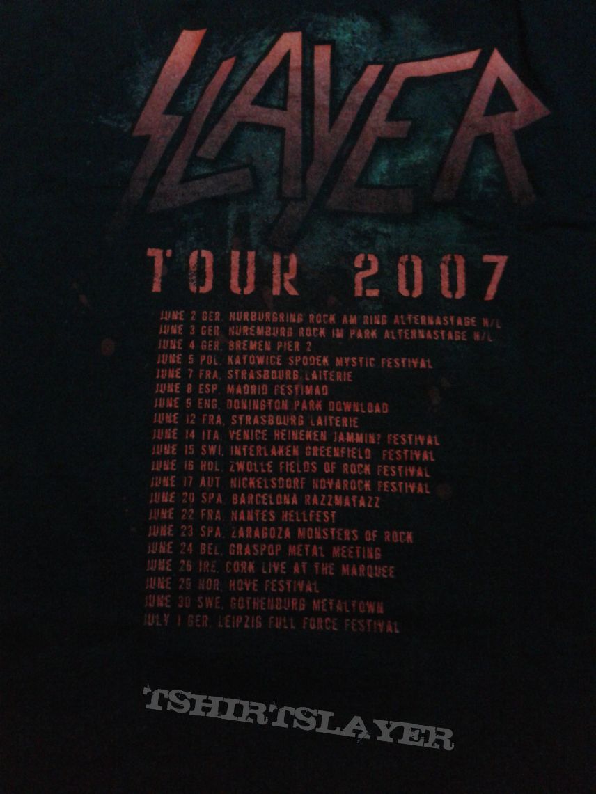 slayer tourshirt Das Boot? 2007