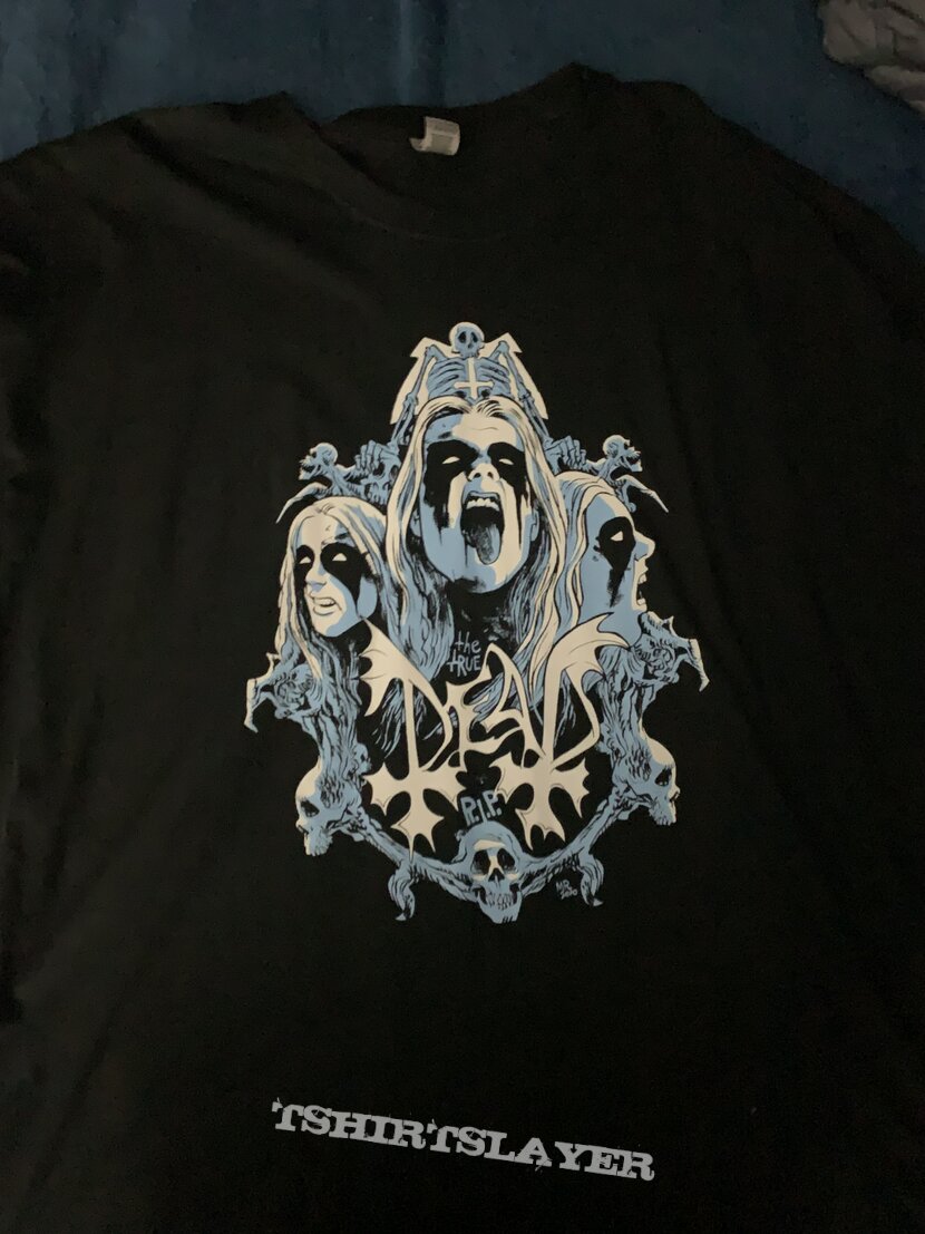 Metalhead box exclusive Mayhem Dead Per Yngve Ohlin tribute shirt