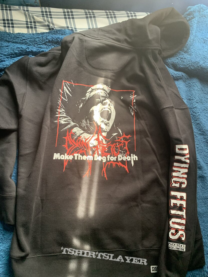Puck Hcky Dying Fetus zip up