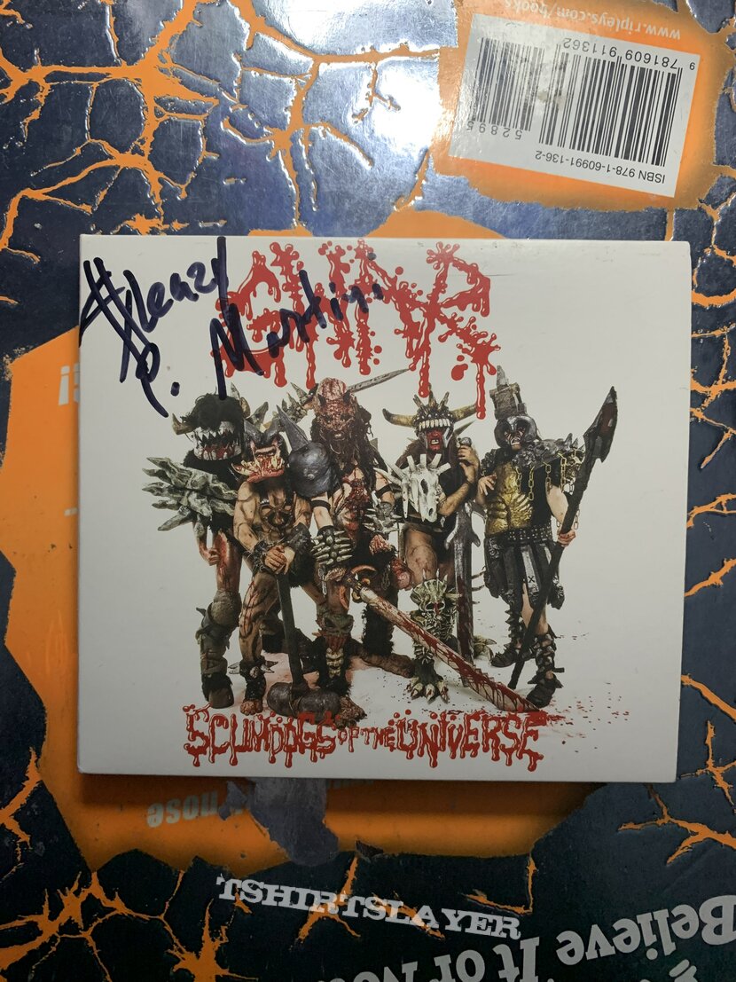 Signed Gwar Scumdogs Of The Universe 30th Anniversery Remix CD